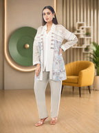 Linen Co-Ord with machine embroidery